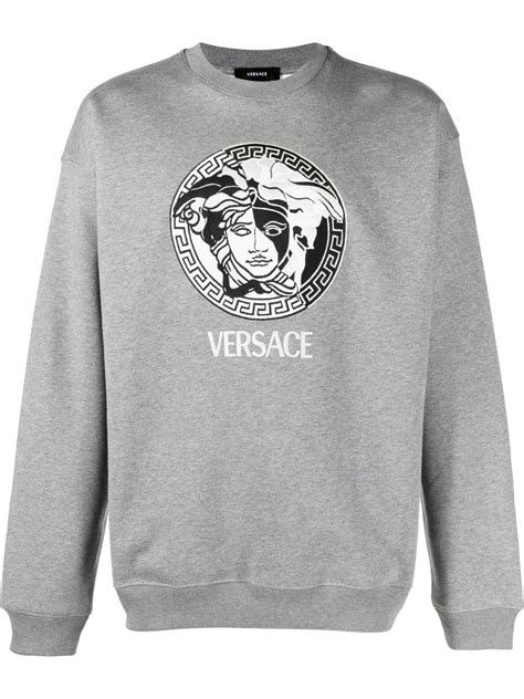 versace cheetah sweatshirt|versace sweatshirt medusa.